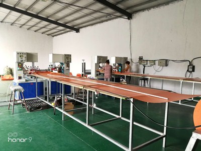 清糞帶熱合機現場圖